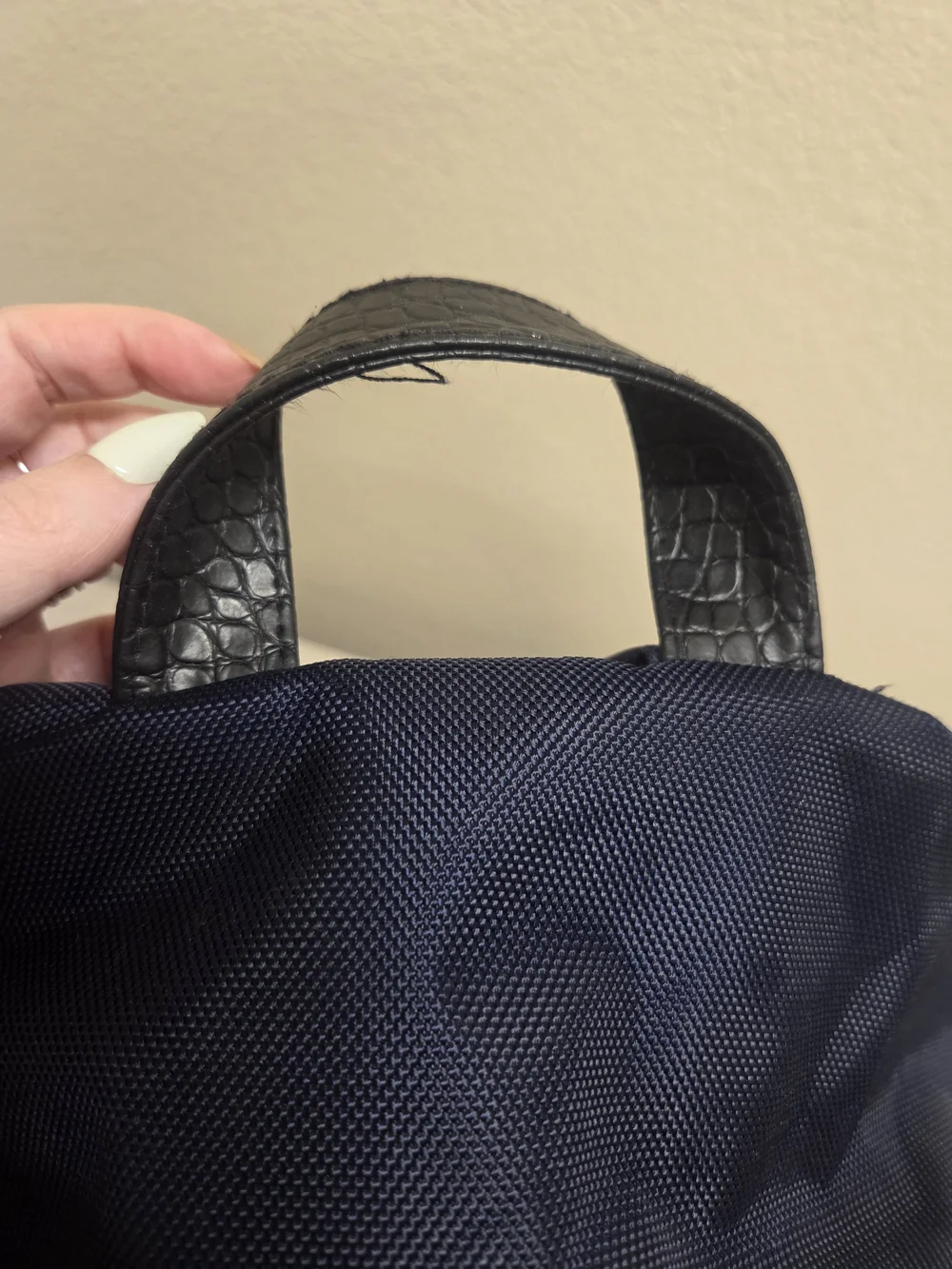 Jimmy Choo Parfums Navy Blue Backpack
